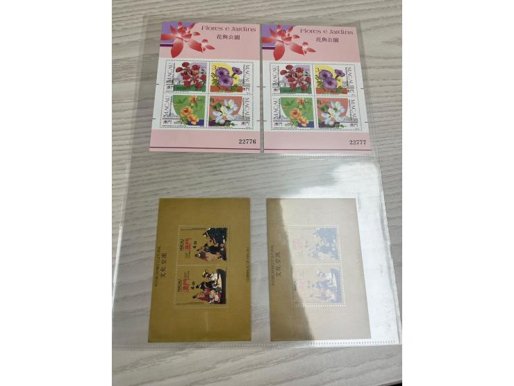 including Medicinal Plants, Butterflies, Grand Prix, Centenary of Macau Stamp and many others. With many duplicates. Mostly t